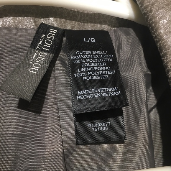 82-89 Bisou Bisou Michele Bohoot faux leather M L - Picture 3 of 5